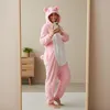 Pigiama Onesie Kigurumi Costume Travestimento Rosa Maiale Anteprima dell’immagine prodotto 6