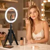 LED Ringlamp 10 inch met statief 178 cm, 10000mAh batterij, Productafbeelding-voorbeeld 9