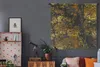 MuchoWow® Wandteppich Wandbehang Marmor - Gold - Glitter - Produktbild-Vorschau 6