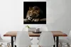 MuchoWow® Poster Löwe - Baum - Braun 75x75 cm - Wand Produktbild-Vorschau 2