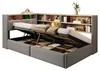 Boxspringbed 90 x 200 cm met hydraulische opbergruimte, Productafbeelding-voorbeeld 8