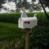 1 Stück kreativer Briefkasten in Hühnerform, perfekt für Produktbild-Vorschau 2