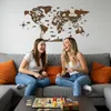 Holz-Weltkarte Wandkunst – 3D Holz Pinnwandkarte, Produktbild-Vorschau 6