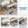 Łóżko tapicerowane INONEFT, 160 × 200 cm, z hydraulicznym Podgląd zdjęcia produktu 9