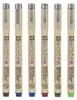 Sakura Fineliner Pigma Micron 05 Etui 6 Erdtöne Set Produktbild-Vorschau 2