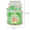 Bougie parfumée en pot - Noël vert - Bonbon 120gr ( 30h ) Voir les images du produit 2