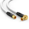 Antennenkabel Digital TV Kabel 135db Koax Stecker 90° Produktbild-Vorschau 1