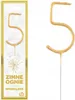 Fuoco freddo numero 5 decorativo 7,5 cm Anteprima dell’immagine prodotto 1