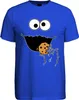 Keksmonster, grappig T-shirt voor heren, met afbeelding van Productafbeelding-voorbeeld 7