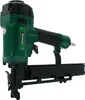 A green and black pneumatic nail gun against a white background. Produktbild-Vorschau