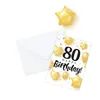 Friendly Fox Geburtstagskarte runder Geburtstag - 80. Produktbild-Vorschau 4