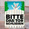 Bitte das Tor schließen Metallschild in 15x20 cm mit Produktbild-Vorschau 7