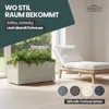 XL Pflanzkasten „Millennium“ 78x39x39 cm – 73L Volumen – Produktbild-Vorschau 3