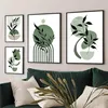 3er Set Premium Poster Grün Blätter Bilder Wandbilder Deko Produktbild-Vorschau 7