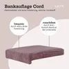 Bankauflage Klemmkissen 1 Leiste, Cordstoff extra Produktbild-Vorschau 3