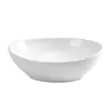 A white ceramic oval washbasin is shown against a white background. Produktbild-Vorschau