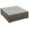 The Living Store 6-tlg. Garten-Lounge-Set mit Auflagen Poly Produktbild-Vorschau 6