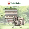 Veddelholzer 200 x 200 cm Telo da picnic in stile boho, Anteprima dell’immagine prodotto 2