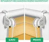 Estika dvojitá roleta Klemmfix – 60 cm cm x 150 cm cm – Náhľad obrázku produktu 4