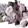 BLUMEN PÄONIEN LILIEN Acrylglasbild Modern Wandbild Produktbild-Vorschau 2
