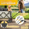 Chariot pliable TRESKO® 300 L avec frein, beige | Chariot à Voir les images du produit 7