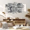 Bild auf Leinwand - Leinwandbild - 5 Teile - Schwarz Produktbild-Vorschau 7