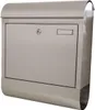 Edelstahl Briefkasten mit Zeitungsfach Produktbild-Vorschau 1
