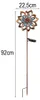 Solarleuchte Windrad Kupfer, Höhe 92cm Produktbild-Vorschau 3