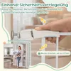 ROSEJANE Treppenschutzgitter ohne Bohren mit Katzenklappe, Produktbild-Vorschau 5