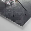 Wanduhr - Quadrat - Glasuhr - Box Handschuhe Symbol - Produktbild-Vorschau 5