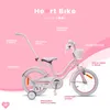 SUN BABY Heart Bike: bicicletta per bambine da 16 pollici, Anteprima dell’immagine prodotto 5