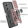 Exploded view of a phone case with labels indicating its components. Produktbild-Vorschau