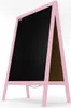 Kundenstopper mit pinkem Holzrahmen 118x61cm, Werbetafel, Produktbild-Vorschau 1