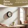 LS-LebenStil Nostalgische Metall Wanduhr Schwarz 23cm Rund Produktbild-Vorschau 9