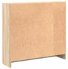 vidaXL Regał dąb sonoma 80x24x75 cm Materiał drewnopochodny Podgląd zdjęcia produktu 5
