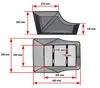 Fahrradkorb hinten 46x30 Schultaschenkorb Halter Produktbild-Vorschau 6