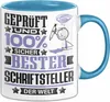 Schriftsteller Geschenk Lustiger Spruch für Schriftsteller Produktbild-Vorschau 1