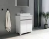 Kommode, 60x60 cm, weiß, Hochglanz, stehend oder hängend, Produktbild-Vorschau 3