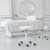 Kosmetický taburet s opěradlem, kadeřnický hoker, stolička, Náhled obrázku produktu 4