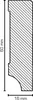 Sockelleiste weiß Kiefer 16 x 60 Lackiert RAL 9016 Produktbild-Vorschau 4