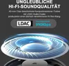 Marketing image highlighting the sound quality and features of headphones. Produktbild-Vorschau