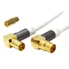 goobay TV Antennenkabel 135 typ 4 x geschirmt 90° weiß 3 m Produktbild-Vorschau 7
