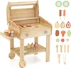 DREAMADE Kinder Gartenküche mit reichlich Zubehör, Grill Produktbild-Vorschau 1
