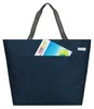 Grote strandtas, blauw met patroon, 40 liter, praktische Productafbeelding-voorbeeld 5