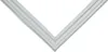 A single refrigerator door seal, bent into a V-shape, on a white background. Produktbild-Vorschau