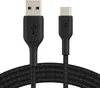 Belkin USB-C/USB-A Kabel      2m ummantelt, schwarz  Produktbild-Vorschau 6