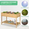 Outsunny Hochbeet 8 Fächer Pflanztisch Blumenkasten Produktbild-Vorschau 5