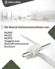 2 Durchlaufschnitzmesser für Bosch MUM5/MUZ5 Küchenmaschine Anteprima dell’immagine prodotto