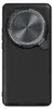 A black phone case with a circular camera module design. Produktbild-Vorschau
