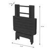 Table de balcon pliante anthracite 70 cm Voir les images du produit 4